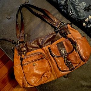 Fossil leather purse